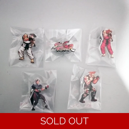 Street Fighter Pin Badge Bundle Street Fighter Pin Badge Bundle